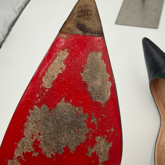 Christian Louboutin Black Pointed Heels - Picture 9 of 12